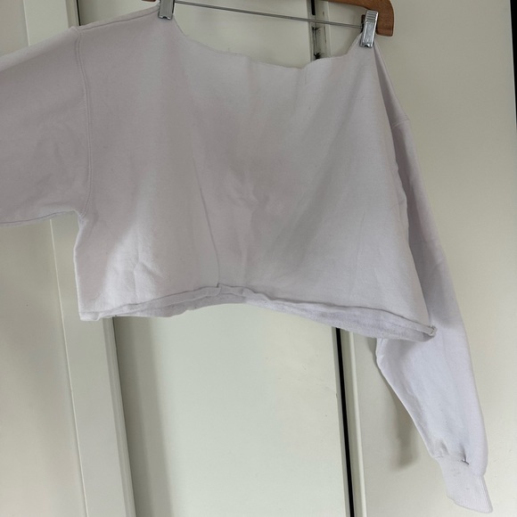 Vancityoriginal Let’er Rip Crop Sweatshirt - Picture 3 of 4